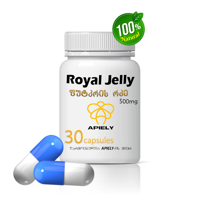 Royal jelly 500mg, 30 capsules